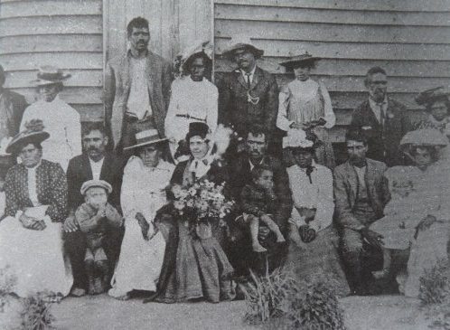 William Rowley, his wife, child and family - 1890